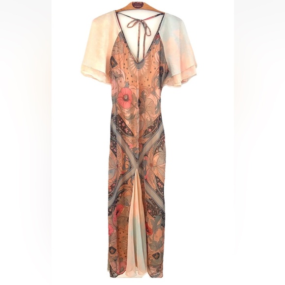 Free People Celestial Nights Fairy Combo Maxi Dress NWT Size XS - Picture 5 of 15